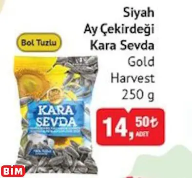 GOLD HARVEST  SİYAH AY ÇEKİRDEĞİ KARA SEVDA